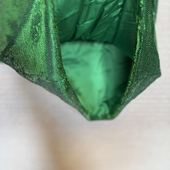 BARDOT Alessia Sequin Mini Dress in Bright Green Size 12 - Picture 5 of 12